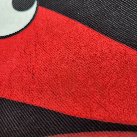 Lauren Moshi Beverly Hills Canvas Tote Bag Lips Eyes Red Black - Picture 4 of 14